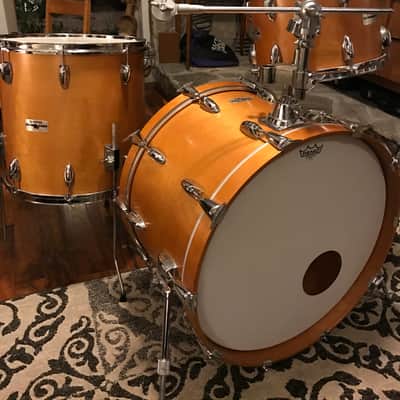 Vintage Yamaha 9000 Series Drum Set in Real Wood Satin - 14x22, 16x16 & 9x13  Pre-Recording Custom image 1