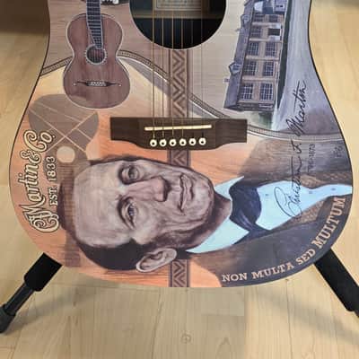 2008 Martin USA 175th Anniversary Dreadnought SPECIAL LIMITED EDITION Robert Goetzl Custom Graphic Artwork American DX-175 Acoustic Guitar TIME CAPSULE CASE QUEEN image 7
