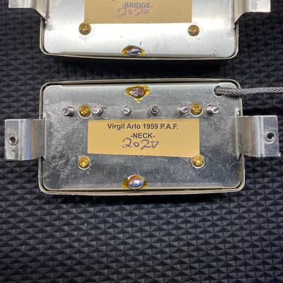 Original Run Model 1959 - Virgil Arlo P.A.F. Humbuckers - Vintage Nickel Covers/Double Creme Bobbins image 3