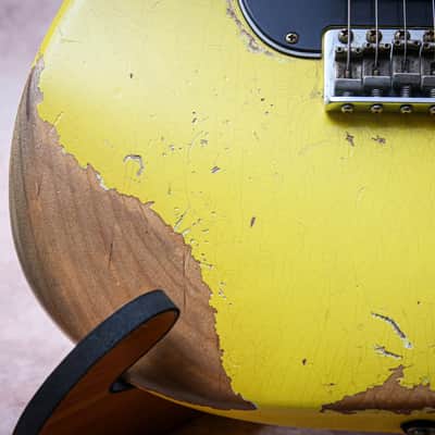 FENDER USA Custom Shop Ltd '67 Reissue Stratocaster Relic "Graffiti Yellow" (2023) image 10