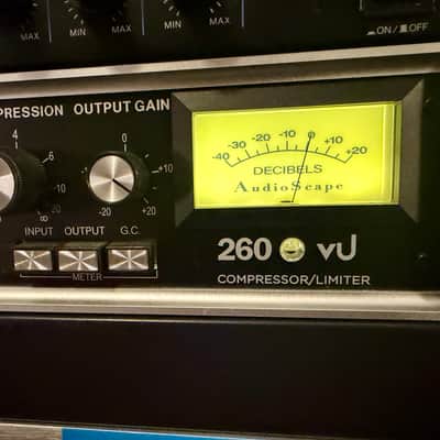 AudioScape Engineering Co. 260 vU Compressor/Limiter 2010’s Black image 2
