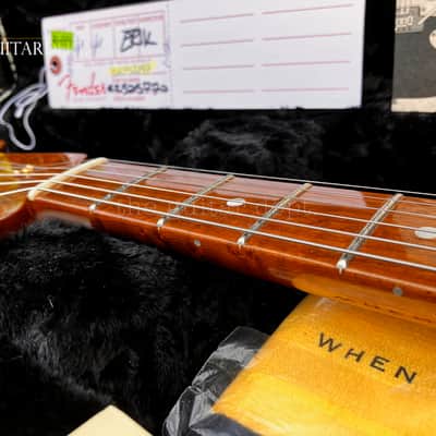 ♚ SUBLIME ♚ 2016 Fender CUSTOM SHOP Artisan OKOUME Stratocaster♚Dark Roasted♚69 Handwounds ! image 23