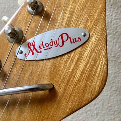 RARE Melody Plus RD4V 1965 4 Pickup Sunburst Vintage Solid Body Electric Guitar image 8