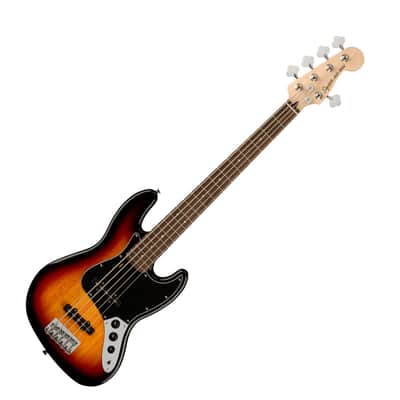 Squier Affinity Series Jazz Bass V 5 String Bass Guitar - 3-Color Sunburst image 2