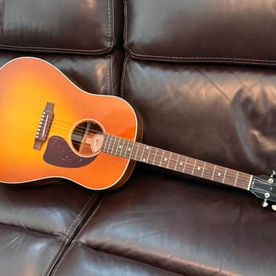 2024 Gibson J-45 Standard Acoustic Electric Guitar - Heritage Cherry Sunburst image 2
