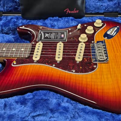 Fender American Stratocaster 70th Anniversary BRAND NEW Professional II AAA Flame Top Comet Burst Sunburst USA Strat FSR Limited Special Edition Guitar image 1