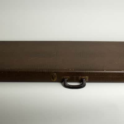 Mosrite Ventures Mark I Solid Body Electric Guitar (1965), ser. #1973, original brown alligator hard shell case. image 11