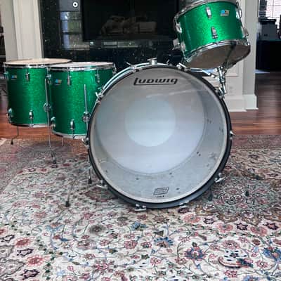 Vintage 3ply Ludwig Bonham Kit 26,14,16,18! image 4