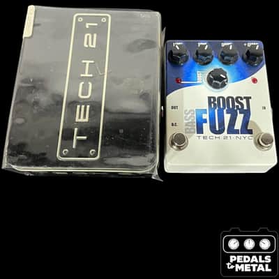 Tech 21 Bass Fuzz Boost 2010s - White - X16760 image 1