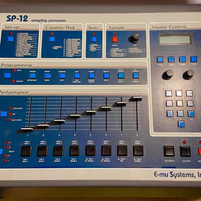 E-MU Systems SP-12 8-Voice Drum Sampler 1985 - 1987 - Blue image 4