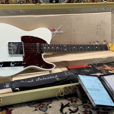 2023 Fender Custom Shop - 61 Tele NOS MBD - Olympic White - ID 5702 image 2