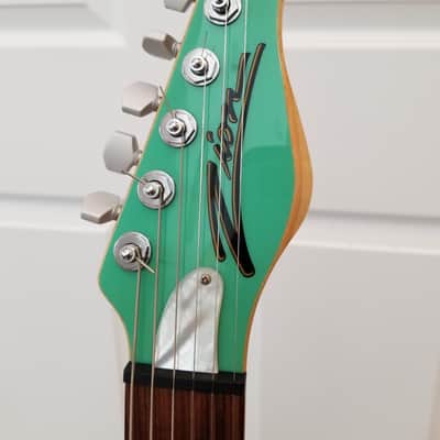 Zion Guitar Technology Custom Build 2009 Surf-green image 4