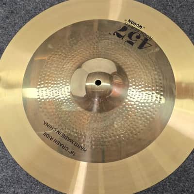 Used Wuhan 457 Rock Crash/Ride Cymbal 18" - Good image 2