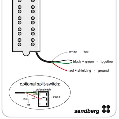 Sandberg PU000101 M5 Black Label Pickup image 3