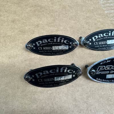 PDP by DW CX Series Drum Badges 4 Piece - Free Shipping image 2