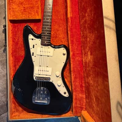 1963 Fender Jazzmaster black/matching headstock 1963 - Black image 1