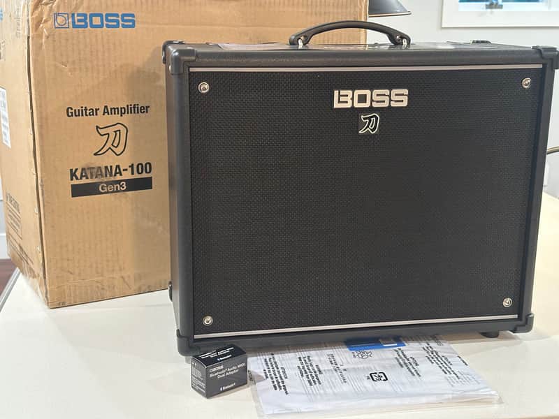 Boss Katana-100 Gen 3 100-Watt 1x12" Guitar Combo 2025 Plus Bluetooth Adapter! image 1