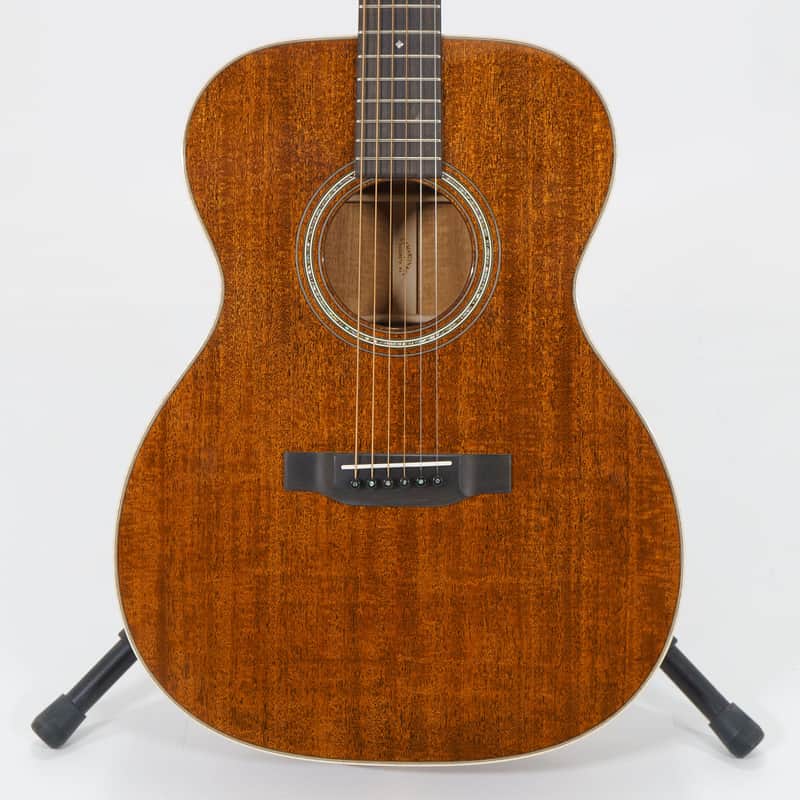 Martin Custom Shop 000-14F Flamed Mahogany 14-fret Acoustic Guitar with Ebony Fingerboard image 1