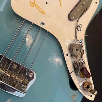 Fender Musicmaster Bass 1971 - Daphne Blue image 12