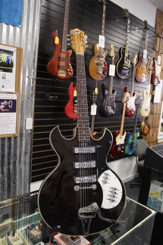Vintage 1960's Teisco Del Rey EP-93T in Mocha Brown | Reverb