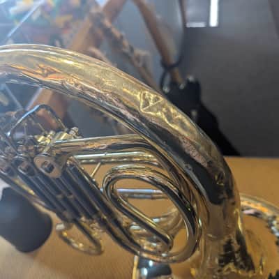 Yamaha YHR-313 Marching French Horn 1980s - Brass image 2