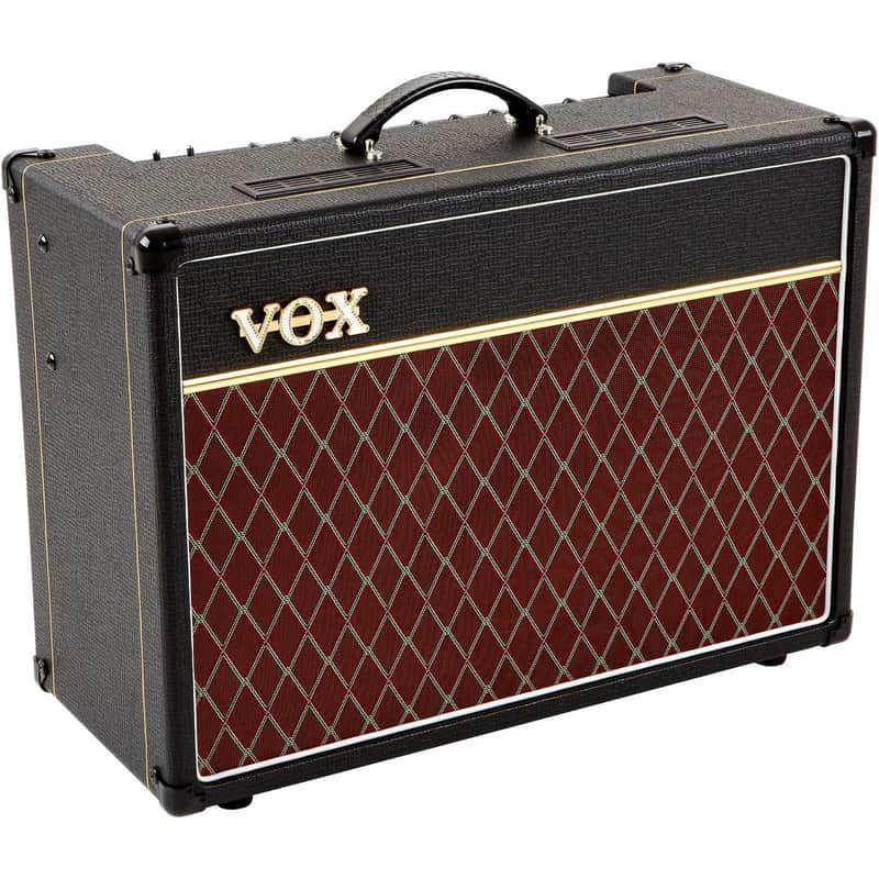 Vox AC15C1 Custom 2-Channel 15-Watt 1x12" Guitar Combo 2010 - Present - Black image 1