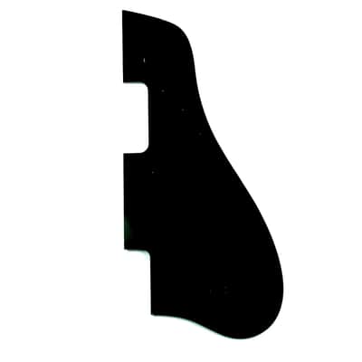 Custom Early era ES 330 Style Guitar Pickguard ,no screw hole ,3ply Black