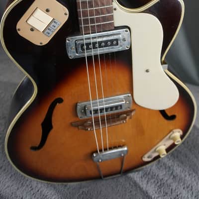 Teisco EP-14 1960s - Brown Burst Hollow Body Electric image 1
