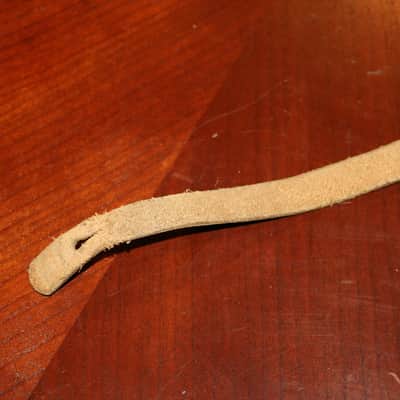 vintage Leather Guitar Strap 50'/60's - Brown image 8