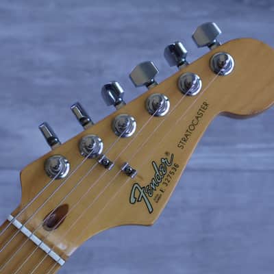 1983 Fender Japan "Dan Smith" Two-Knob Stratocaster (Black) image 2