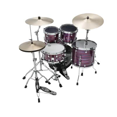 Tama WBS42S-LPO Starclassic Walnut/Birch Lacquer Shell Kit 4 pcs - Lacquer Phantasm Oyster/Chrome HW image 15