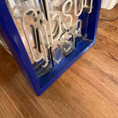 GIBSON 1980s Neon Dealer Sign!! ~ Blue Sign with Original Neon!!! image 6