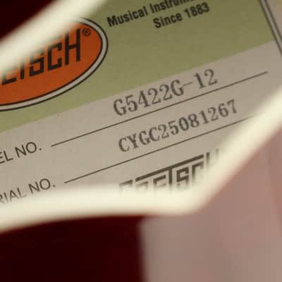 DEMO Gretsch G5422G-12 Electromatic Classic 12 String - Walnut Stain (267) image 7