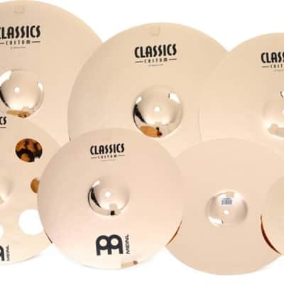 Meinl Cymbals Classics Custom Double Bonus Set - 14/16/18/20 inch - with Free 10/16 inch image 2