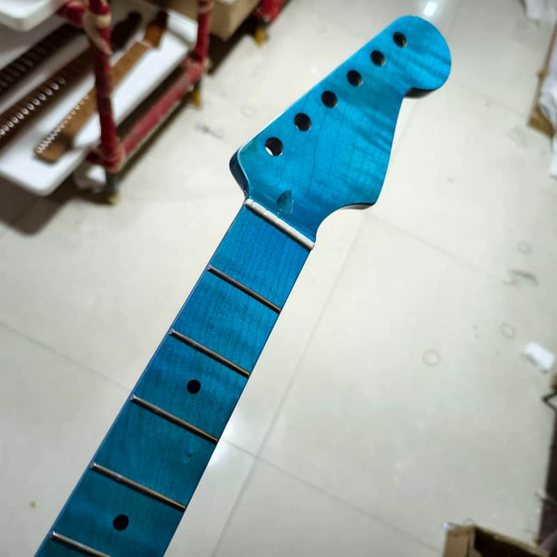 Strat Flamed Maple Guitar Neck, 21-Frets image 1