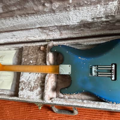 M.B. Guitars 63-S Lake Placid Blue Relic - Early Run! image 4