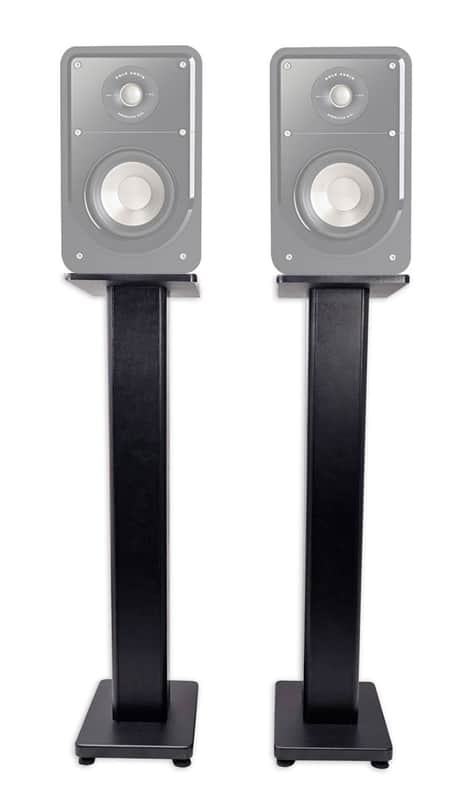 Pair 36" Bookshelf Speaker Stands For Polk Audio S20 Bookshelf Speakers image 1