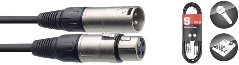 Stagg SMC6 S-Series 20 Foot Female to XLR Male Microphone Cable ROHS Compliant image 1