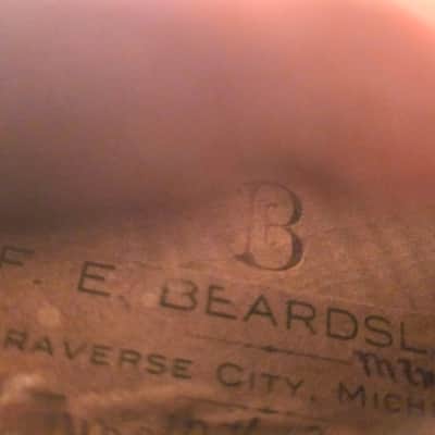 Vintage1922 American 4/4 Violin by FE Beardsley Traverse City Michigan Branded image 25