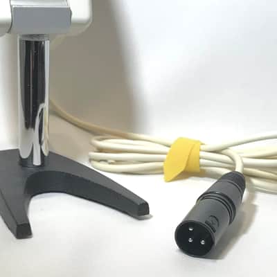 Vintage 1950’s Wollensak by Shure B-162-4 Dynamic Microphone with Stand - Cool Retro 50’s Styling! image 7