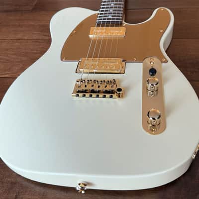 Suhr Mateus Asato Signature Series Classic T White Lollar 510 Tremolo Gold Foils 81364 image 3