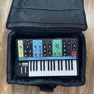 Moog Grandmother 32-Key Semi-Modular Analog Synthesizer 2018 - Present - Black / Multi-Colored Panel + Original Moog Gig Bag