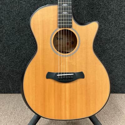 Taylor Builder's Edition 614CE Grand Auditorium Acoustic/Electric Guitar with V-Class Bracing, ES2 Pickup & Hardshell Case 2021 - Natural image 1