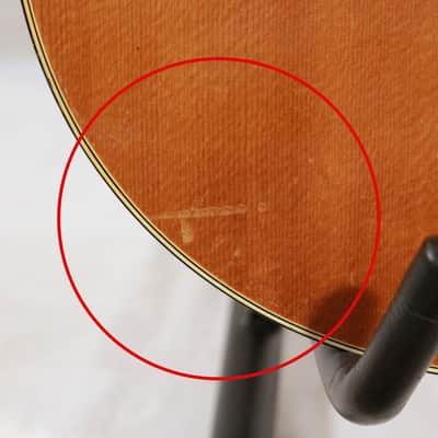 Project Repair 1970's Ventura V6 Square Shoulder Dreadnought Acoustic Guitar w/ Case image 22