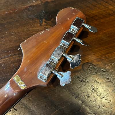 Kent jazz bass 1970s - short scale 30.5"- vintage MIJ J bass image 11
