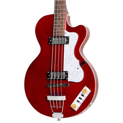 Hofner Ignition Series Club Bass Metallic Red image 1