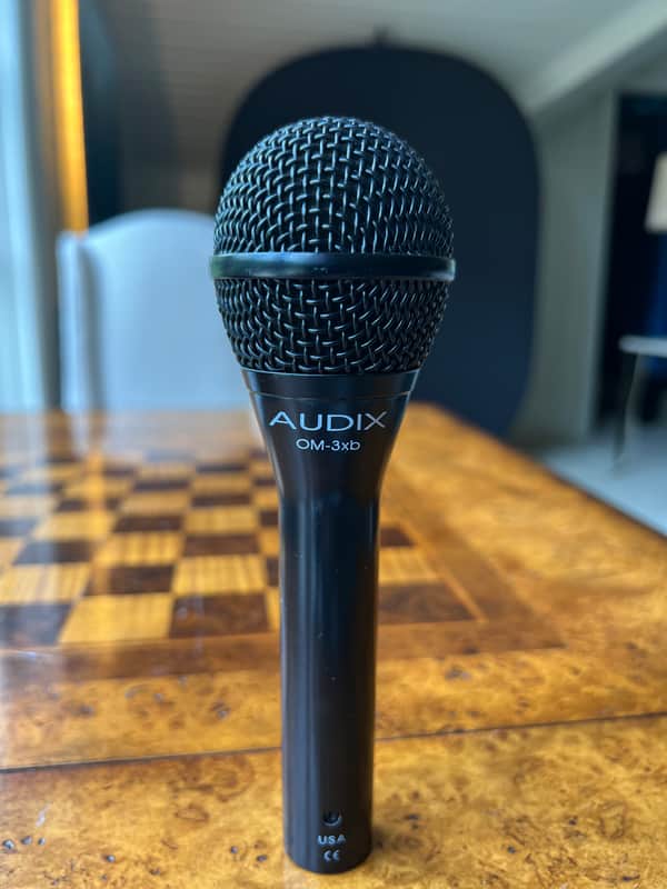 Audix OM-3xb Handheld Hypercardioid Dynamic Microphone 1990s - Black image 1