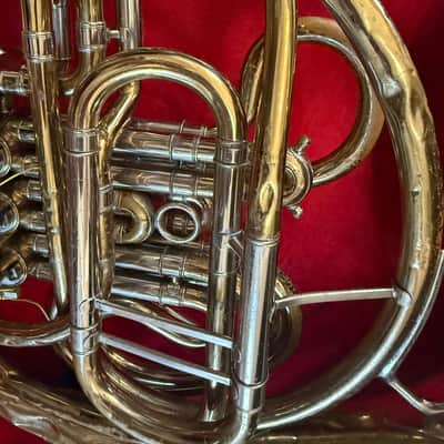 C. G. Conn 6D Double French horn. Made in USA image 9