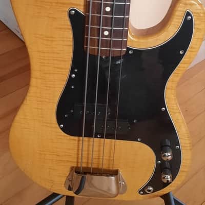 RARE! 1962 Tribute Fender Precision Foto Flame P Bass Guitar MIJ 1995 image 1