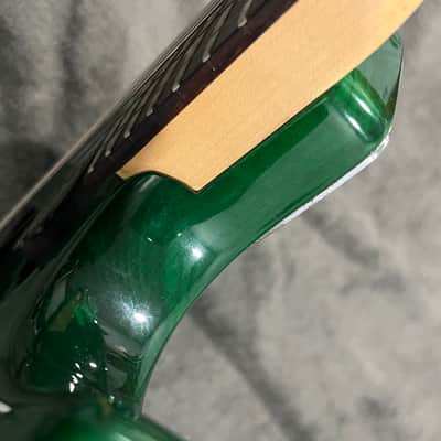 Hamer Slammer Diablo 90s - Transparent Green Dimarzio Super Distortion image 10